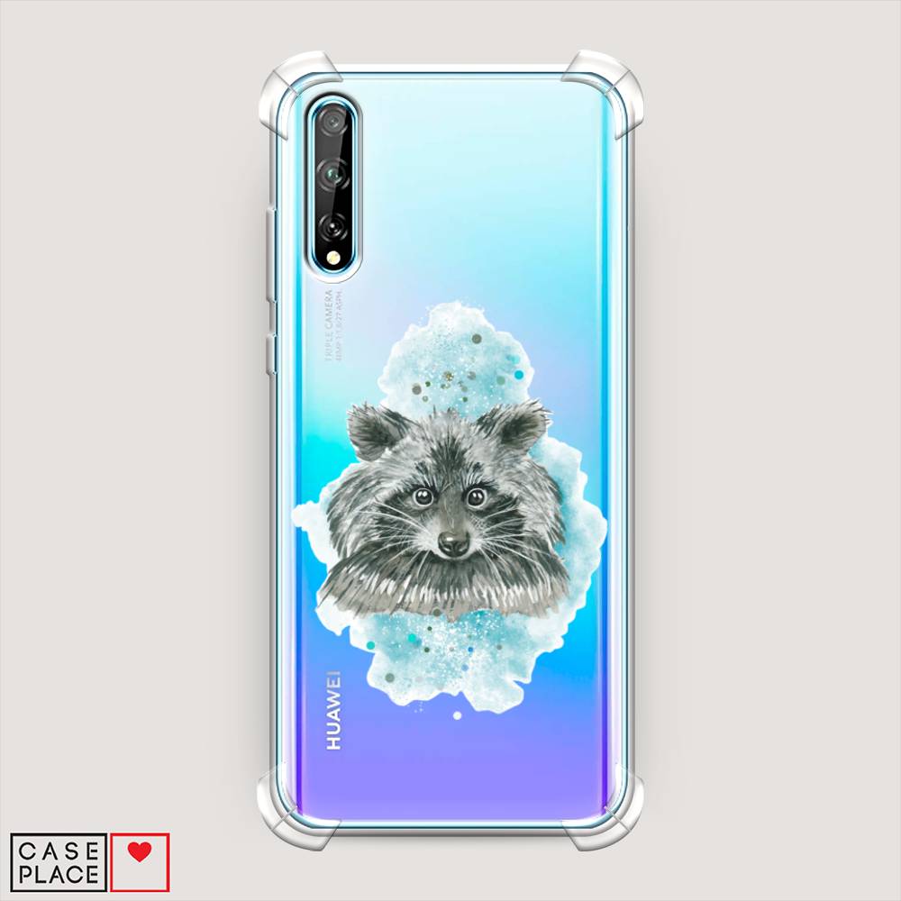 

Чехол Awog "Енот в голубом облаке" для Huawei P Smart S, Голубой, 6103551-1