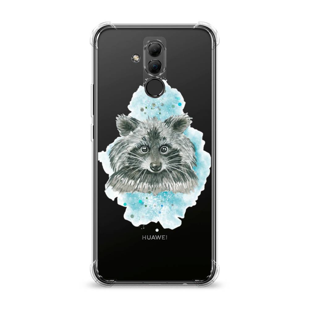 

Чехол Awog "Енот в голубом облаке" для Huawei Mate 20 Lite, Голубой, 66651-1