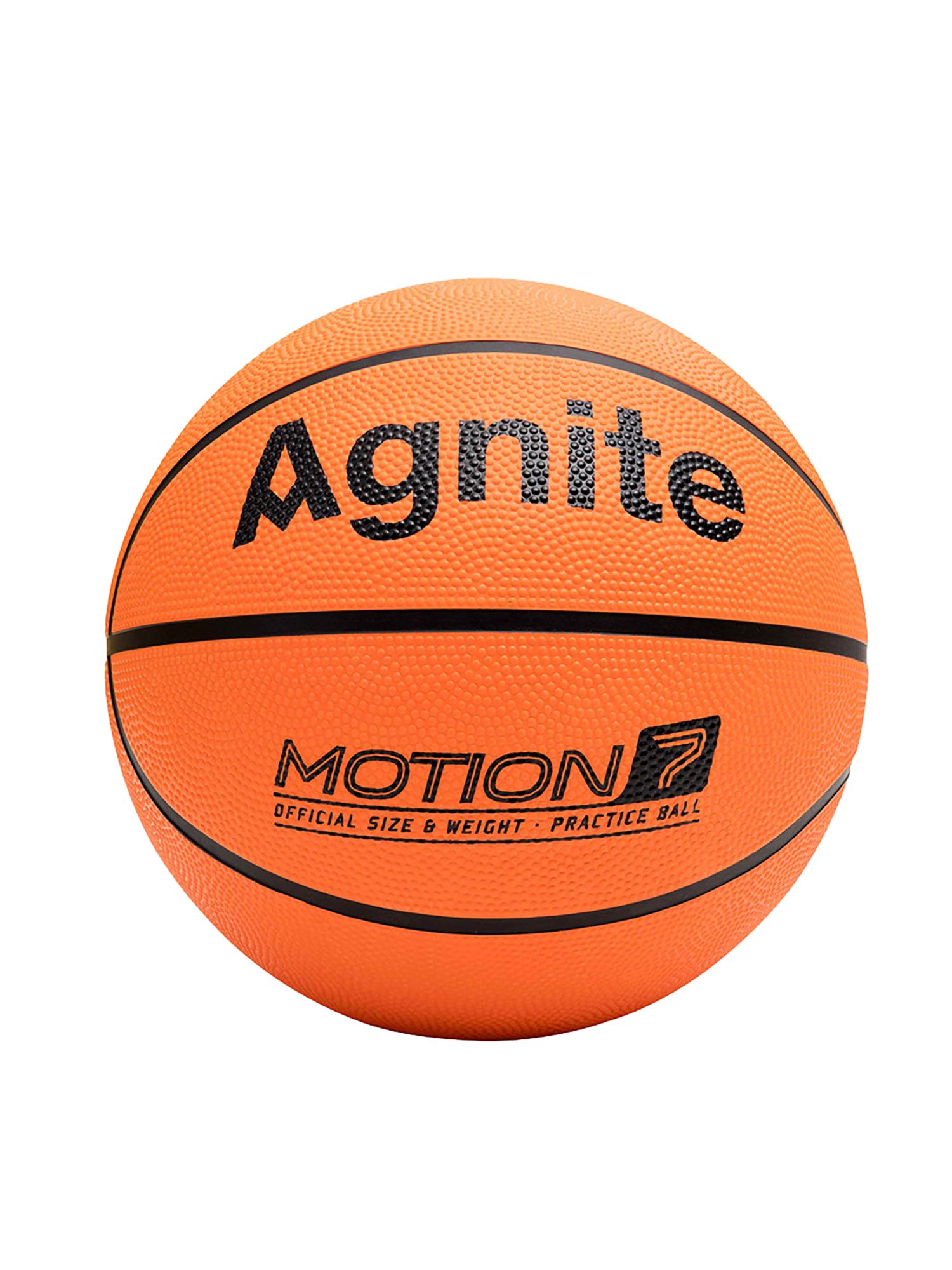 Мяч баскетбольный Agnite Agnite Rubber Basketball (Motion Series) №7 оранжевый