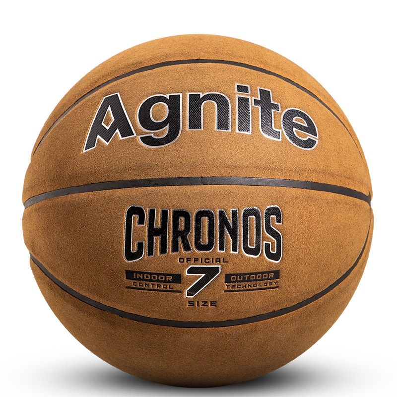 Мяч баскетбольный Agnite Agnite Imitation Leather Basketball (Chronos) №7 коричневый