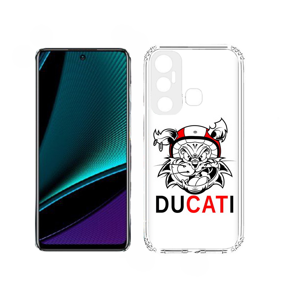 

Чехол MyPads дукати для Infinix Hot 11, Прозрачный, Tocco