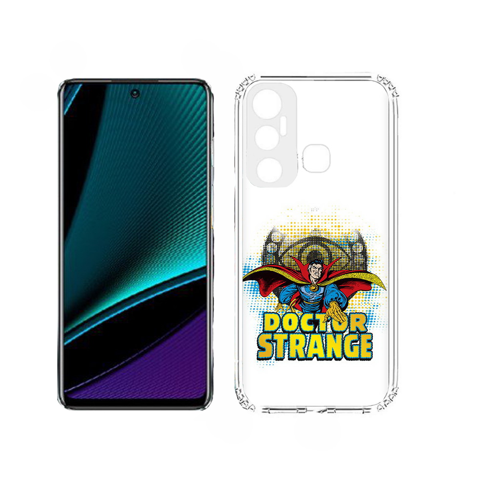 

Чехол MyPads доктор стренж рисунок для Infinix Hot 11, Прозрачный, Tocco