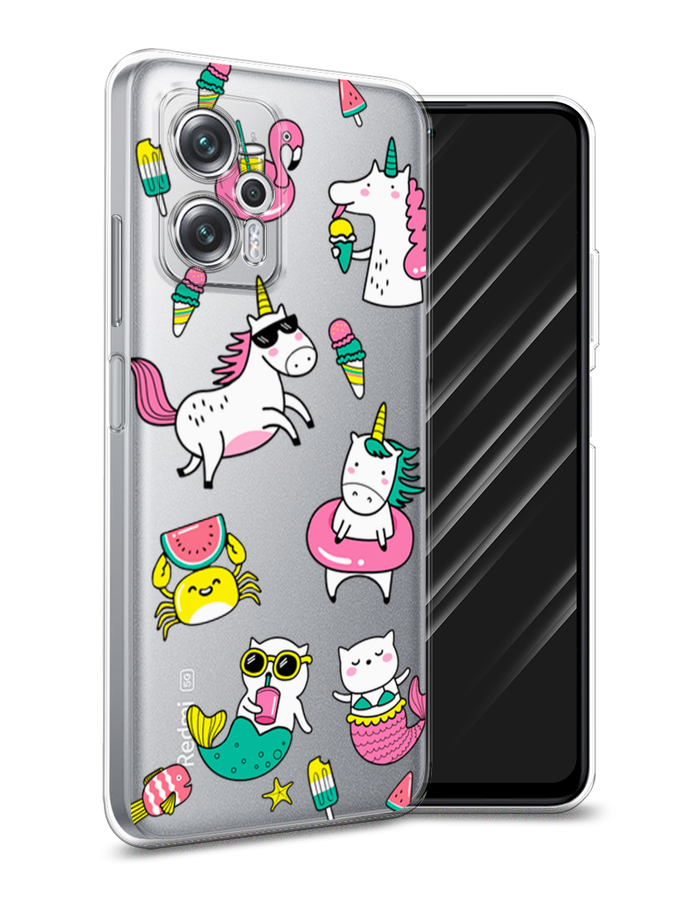 

Чехол Awog на Poco X4 GT/Redmi Note 11T Pro/11T Pro Plus "На отдыхе", Разноцветный, 315550-2