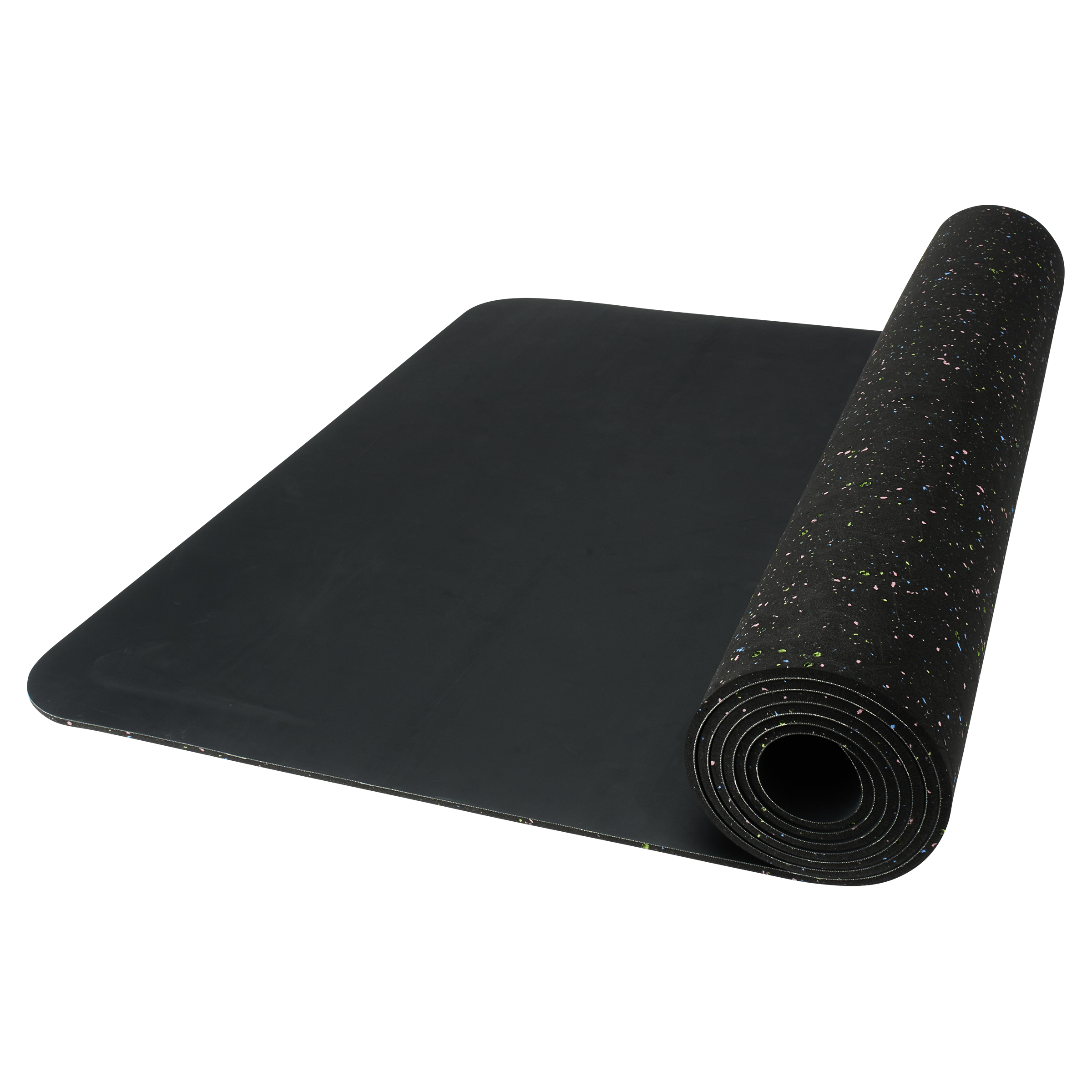 Мат для йоги Nike NIKE MASTERY YOGA MAT 5 MM LONG MMW BLACK/KHAKI/BLACK OSFM черный