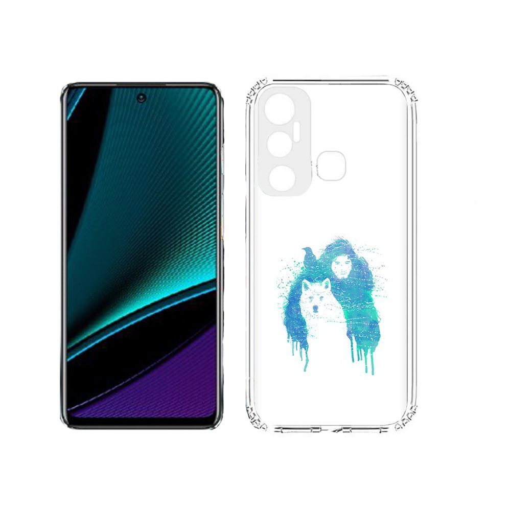 

Чехол MyPads джон сноу для Infinix Hot 11, Прозрачный, Tocco