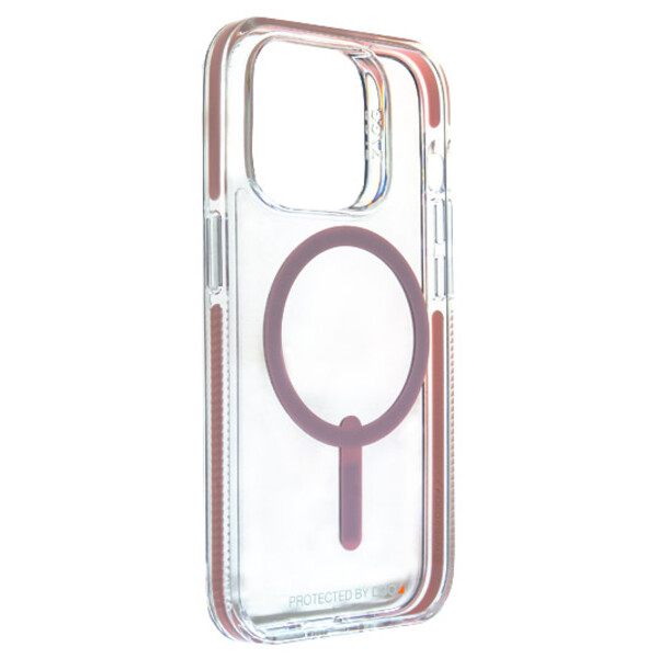 

Накладка ZAGG для iPhone 14, Santa Cruz Snap, MagSafe, Pink SKU:102010530, Розовый;прозрачный