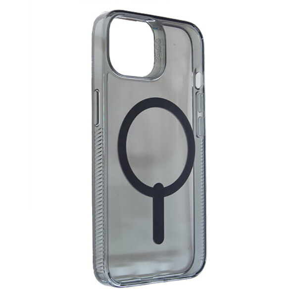 Накладка ZAGG для iPhone 14 Plus, Clear Snap Case, MagSafe, Black. SKU:102010580