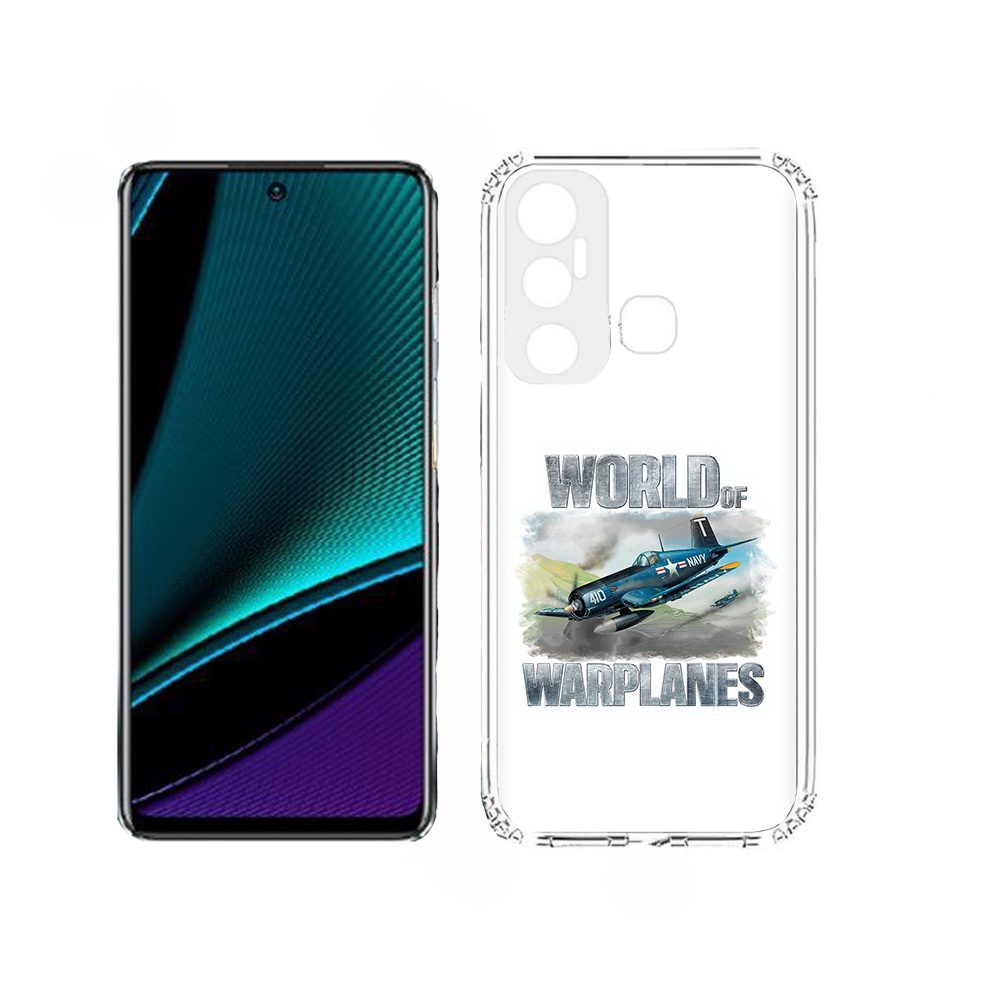 

Чехол MyPads Боевой самолет для Infinix Hot 11, Прозрачный, Tocco