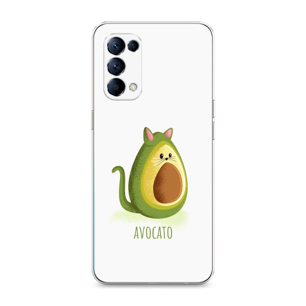 фото Силиконовый чехол "avocato" на oppo reno 5 awog