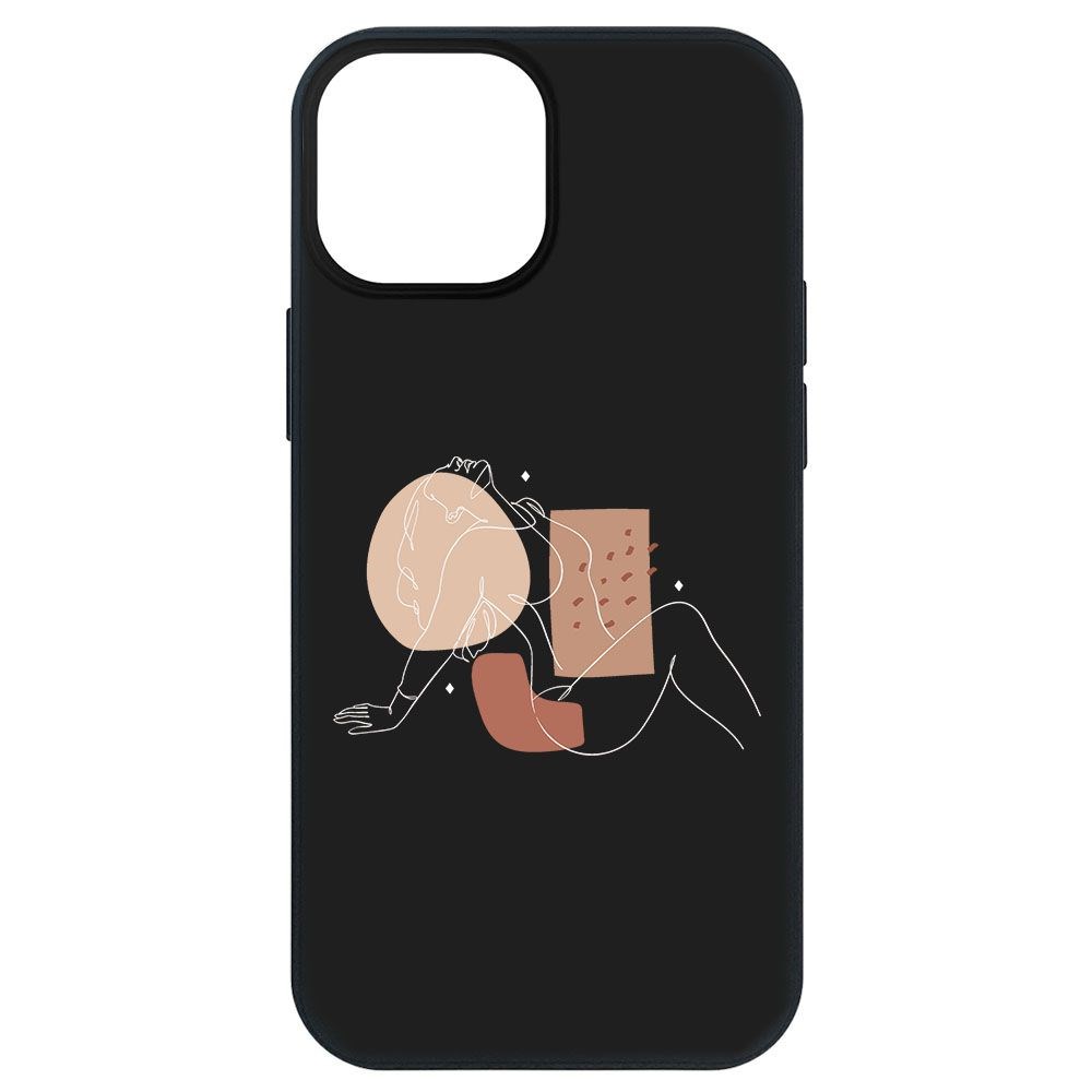 

Чехол-накладка Krutoff Soft Case Чувственность для iPhone 13 mini черный