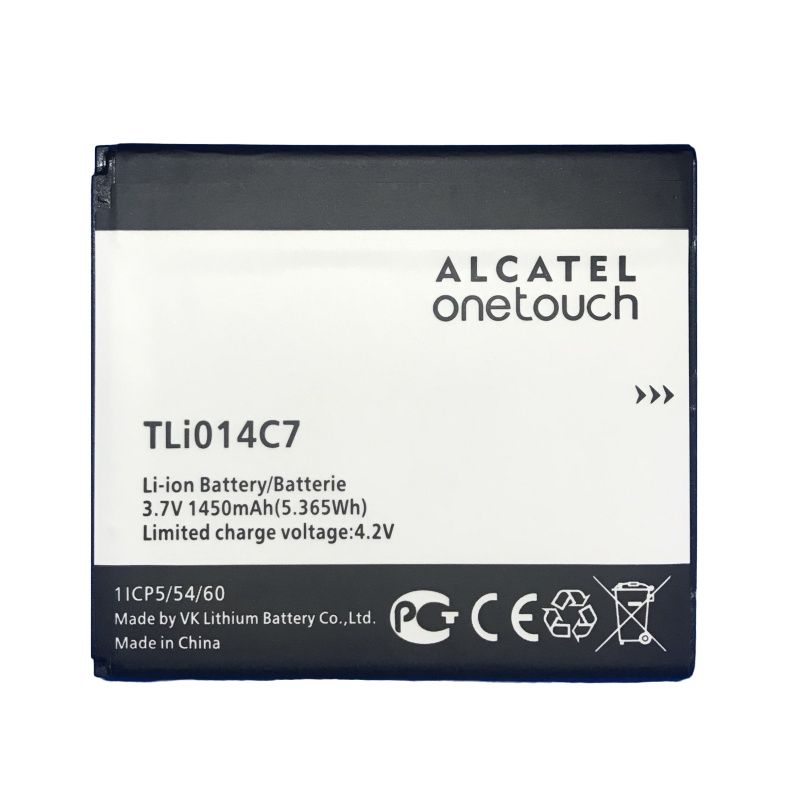 

Аккумулятор TLi014C7 для Alcatel One Touch 4024D - 1450 mAh