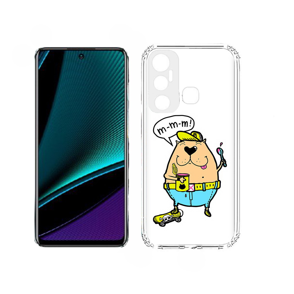 

Чехол MyPads Бобр для Infinix Hot 11, Прозрачный, Tocco