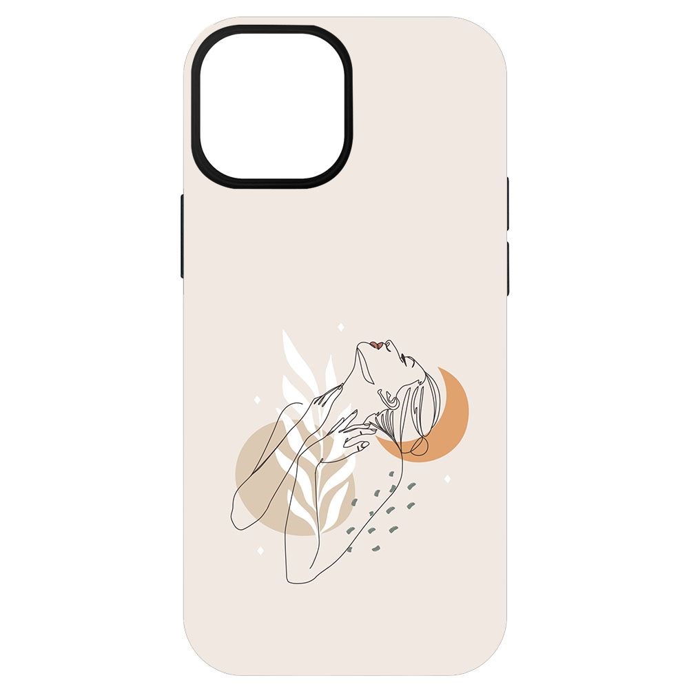 

Чехол-накладка Krutoff Soft Case Женственность для iPhone 13 mini черный