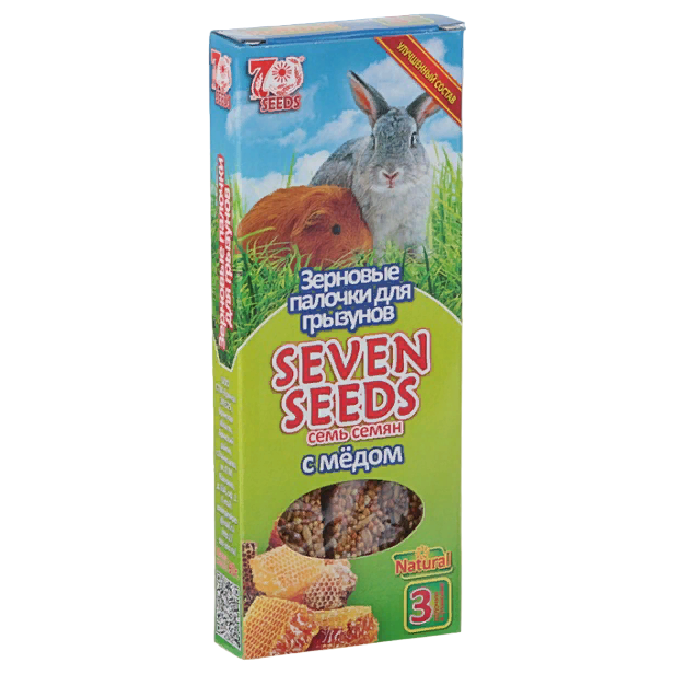 Лакомство для грызунов Seven Seeds Палочки медовые, 90 г, 3 шт