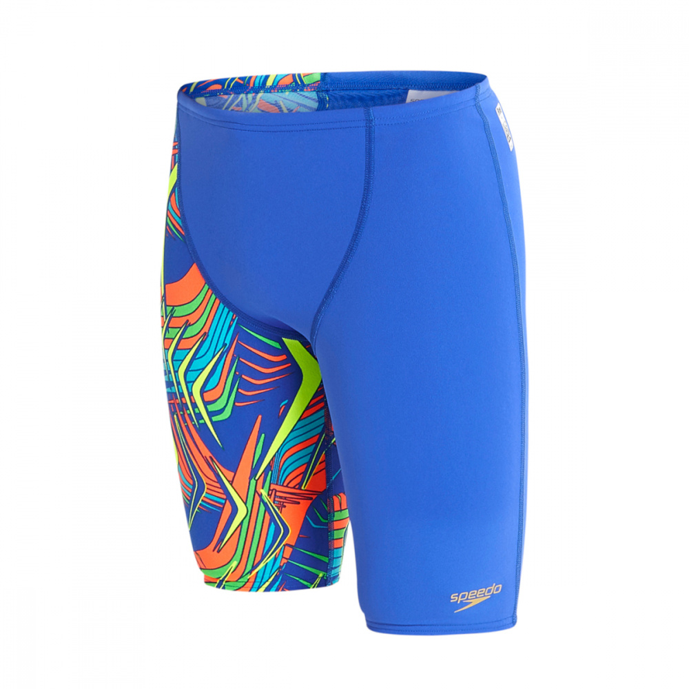 Шорты плавательные детские Speedo SPEEDO Endurance+ High Waisted Jammer, голубой, 164