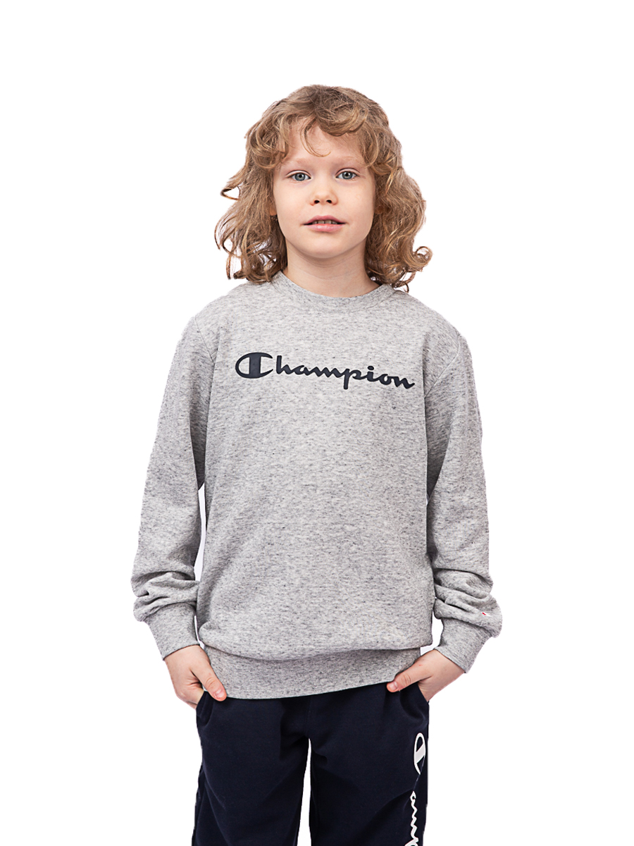 Толстовка детская Champion Crewneck Sweatshirt серый 116 2871₽