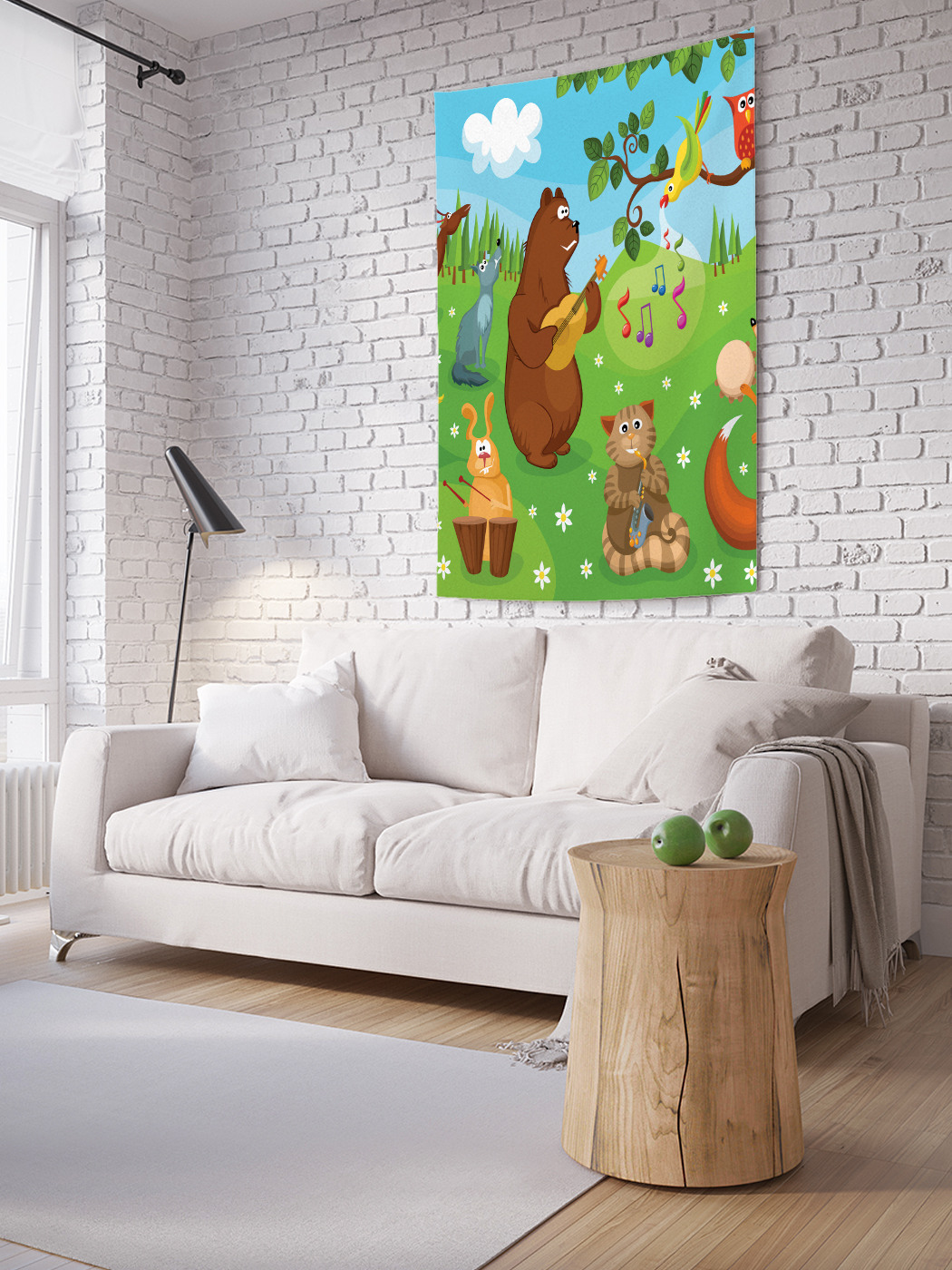 

Вертикальное фотопанно на стену JoyArty Лесные звуки 150x200 см, Лесные звуки