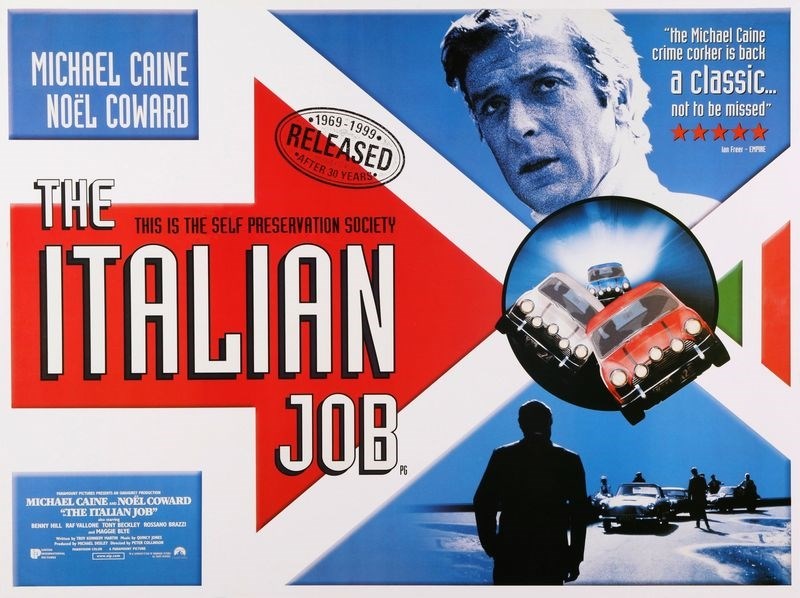 

Постер к фильму "Итальянская работа" (The Italian Job) A3
