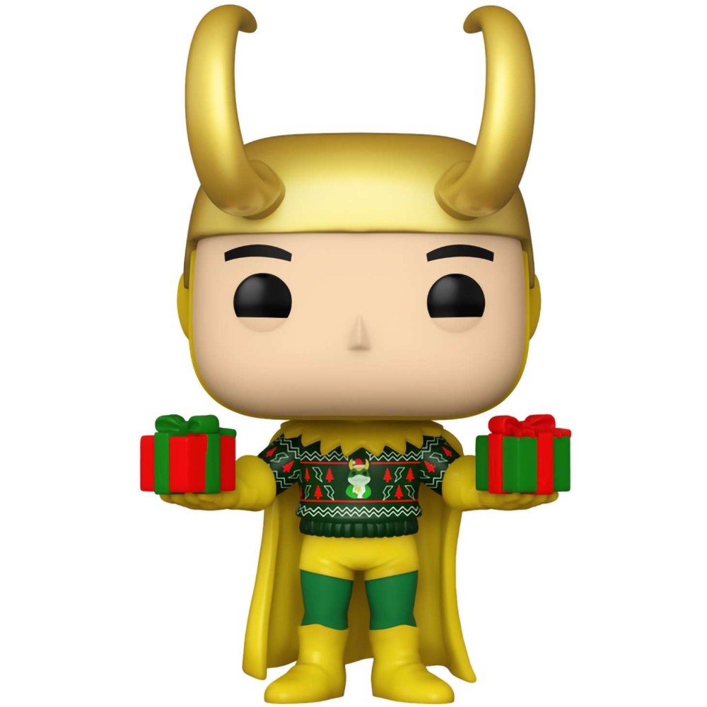

Фигурка Funko POP! Bobble Marvel Holiday Loki with Sweater (MT) (Exc) 77448