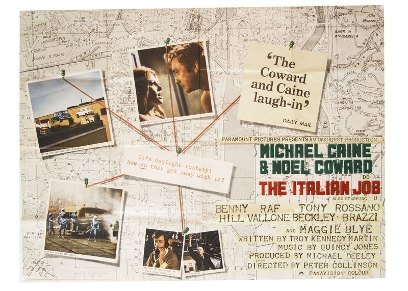 

Постер к фильму "Итальянская работа" (The Italian Job) Оригинальный 96,5x68,6 см