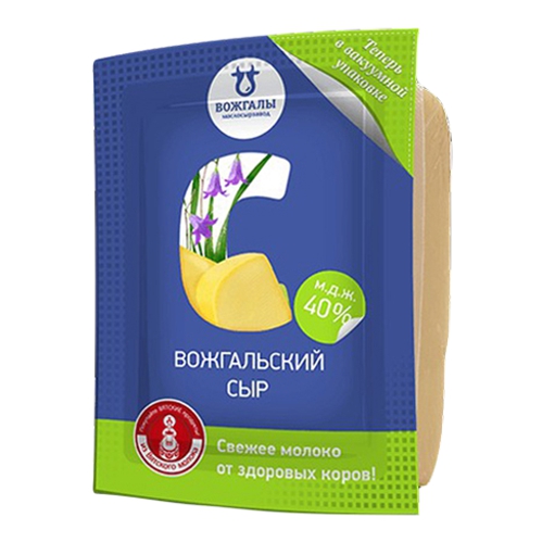 

Сыр полутвердый Вожгалы маслосырзавод Вожгальский 40% БЗМЖ +-400 г