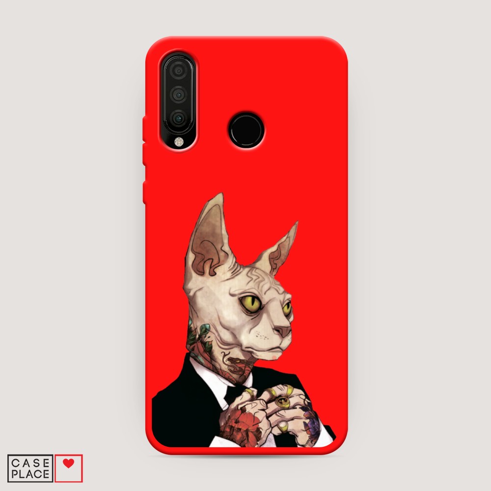 

Чехол Awog на Honor 20 Lite 2020 "Татуированный сфинкс", Разноцветный, 611253-1