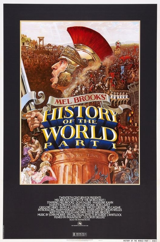 

Постер к фильму "Всемирная история, часть 1" Оригинальный 68,6x101,6 см