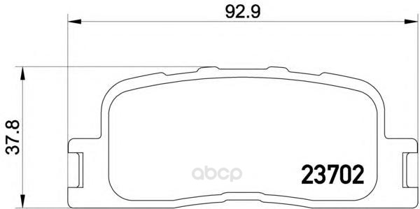 

Тормозные колодки Textar задние 2370201