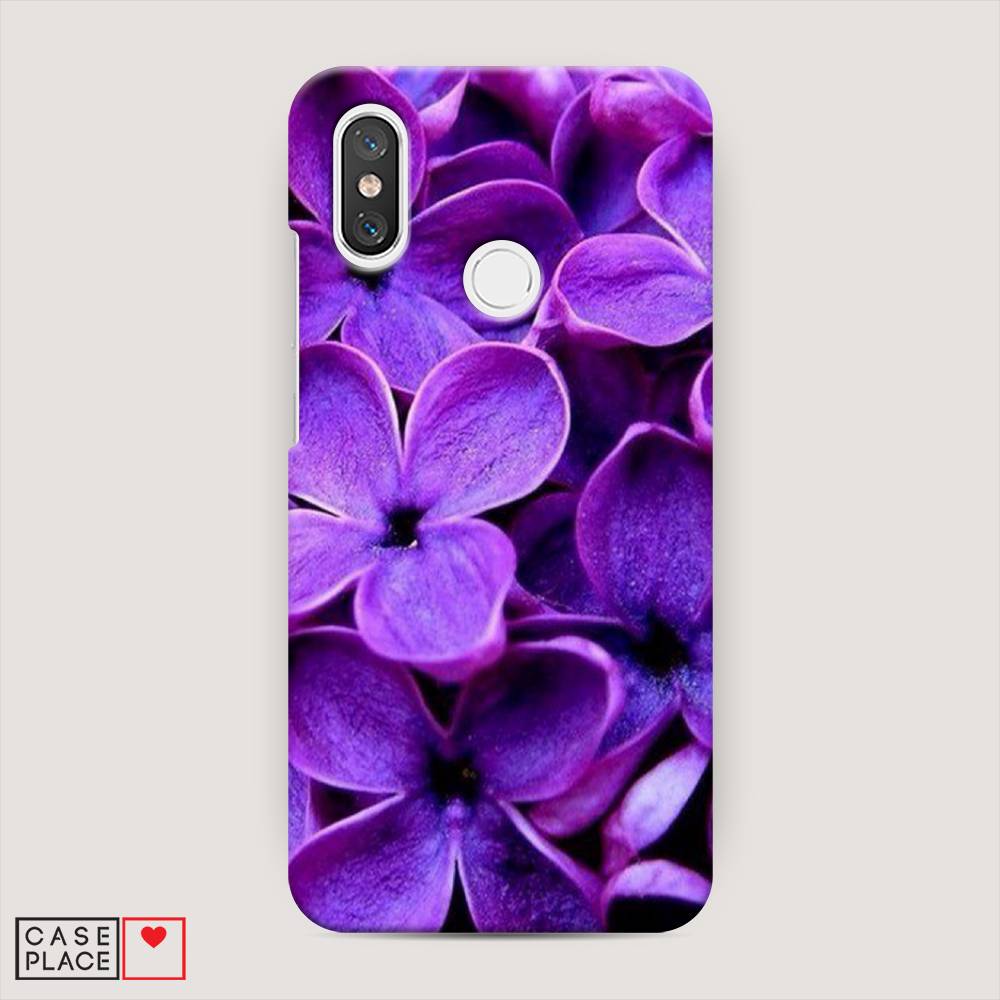 

Пластиковый чехол "Сирень крупная" на Xiaomi Mi 8, 33520-6