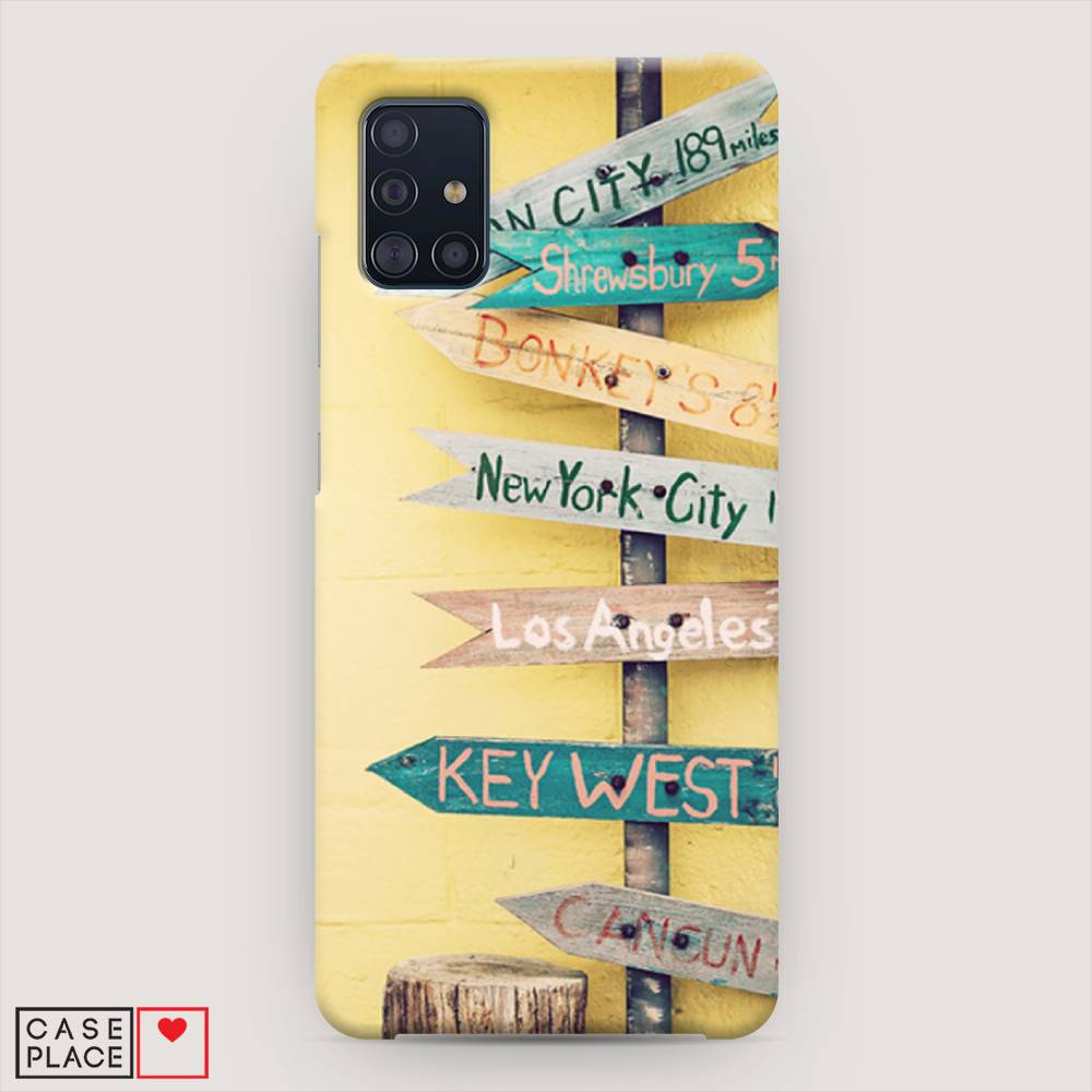 

Пластиковый чехол "Нулевой километр" на Samsung Galaxy A51, 28920-3