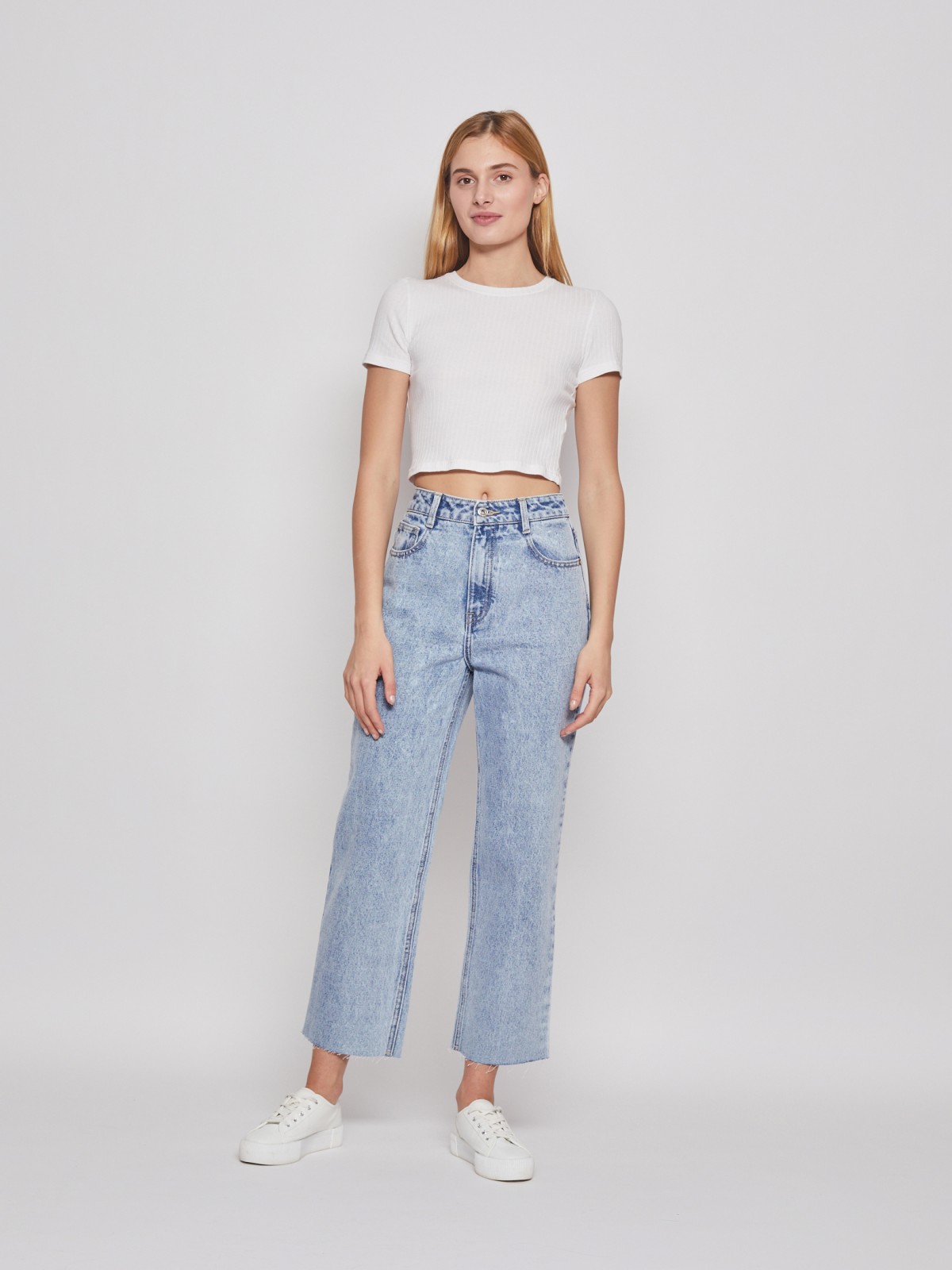 

Футболка женская Zolla 2222332590111000 белая M, 2222332590111000