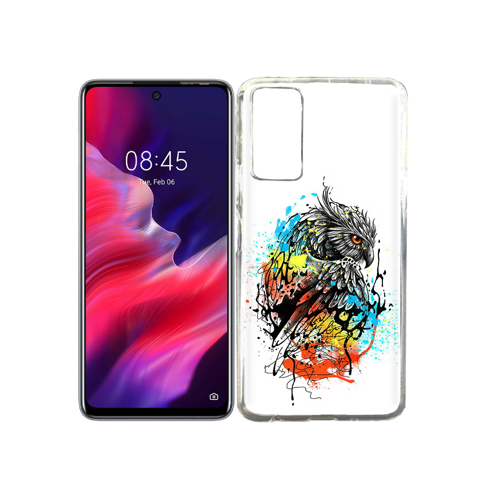 

Чехол MyPads Tocco для Tecno Pova 2 Творческая сова, Прозрачный, Tocco