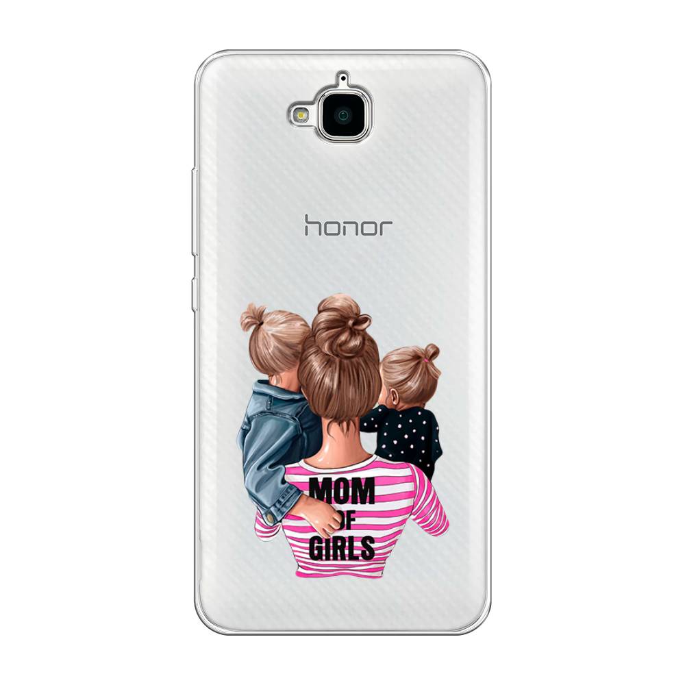 

Чехол Awog на Honor 4C Pro "Mom of Girls", Разноцветный, 63250-6