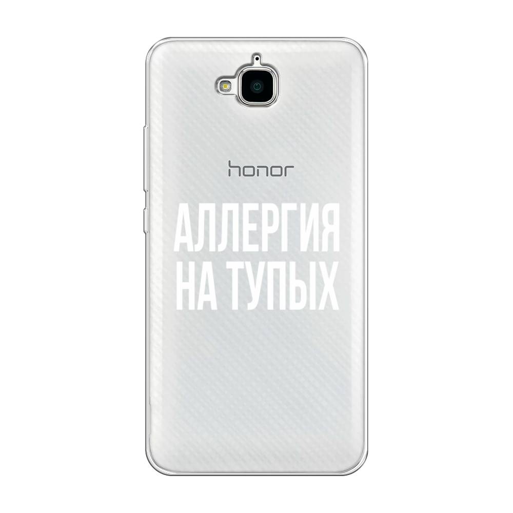 

Чехол Awog на Honor 4C Pro "Аллергия на тупых", Разноцветный, 63250-6