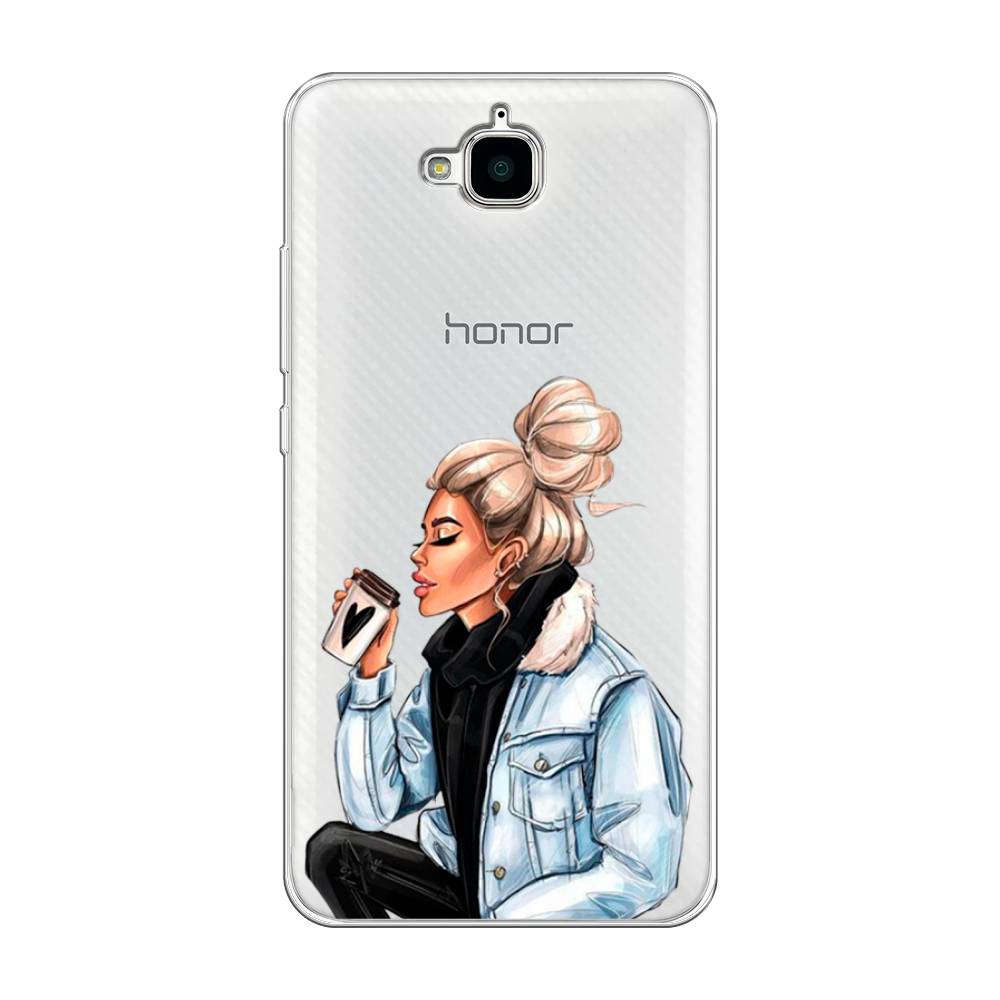

Чехол Awog на Honor 4C Pro "Cute girl", Разноцветный, 63250-7