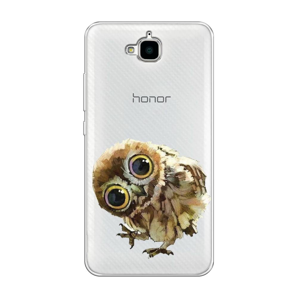 

Чехол Awog на Honor 4C Pro "Любопытный совенок", Разноцветный, 63250-1