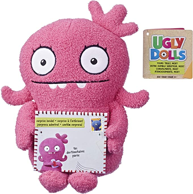 Игрушка HASBRO UGLY DOLLS Moxy Супер мягкий плюш E4518 розовый