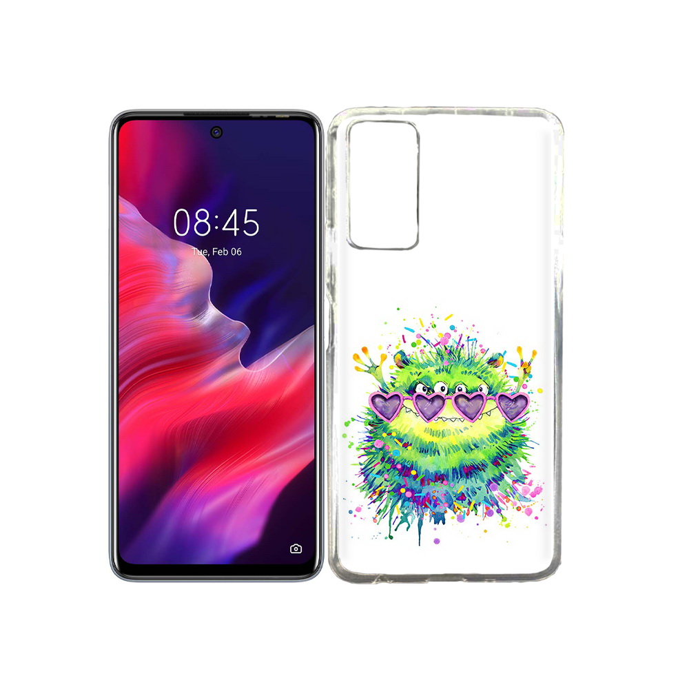 

Чехол MyPads Tocco для Tecno Pova 2 Пушистый персонаж, Прозрачный, Tocco