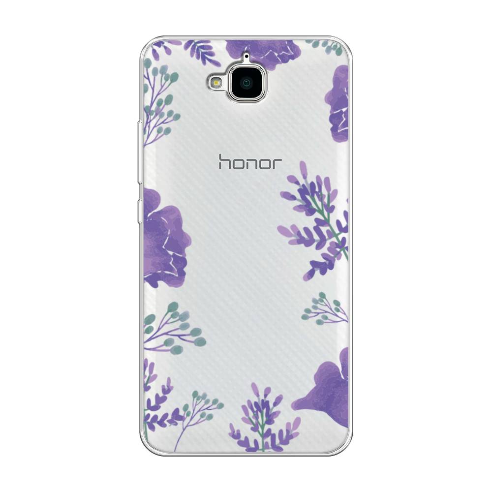 

Чехол Awog на Honor 4C Pro "Сиреневая цветочная рамка", Разноцветный, 63250-8