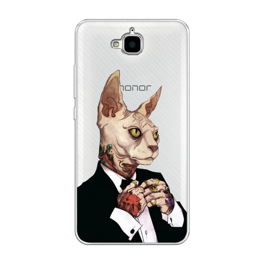 

Чехол Awog на Honor 4C Pro "Татуированный сфинкс", Разноцветный, 63250-7