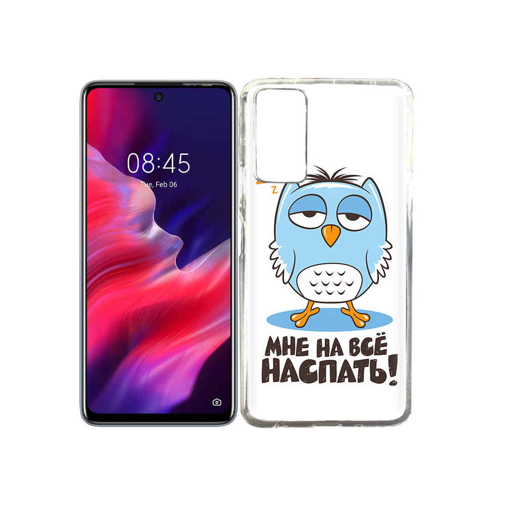 

Чехол MyPads Tocco для Tecno Pova 2 Мне на все наспать, Прозрачный, Tocco