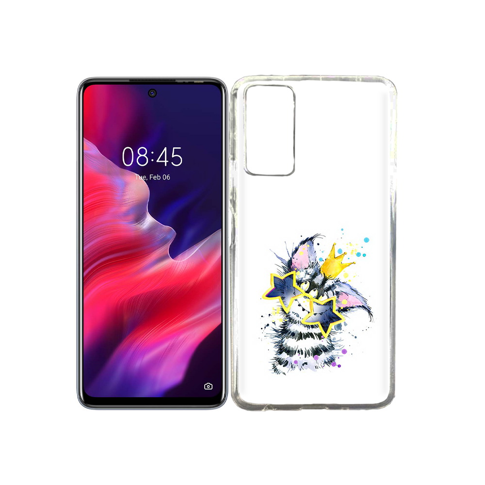 

Чехол MyPads Tocco для Tecno Pova 2 Мартовский Нуся, Прозрачный, Tocco