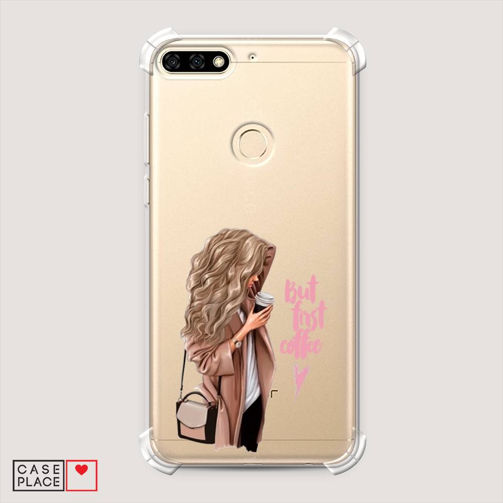 

Чехол Awog "Девушка с кофе" для Huawei Y6 Prime 2018