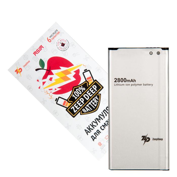 Аккумулятор для Samsung Galaxy S5 SM-G900F (EB-BG900BBC) 2800mAh
