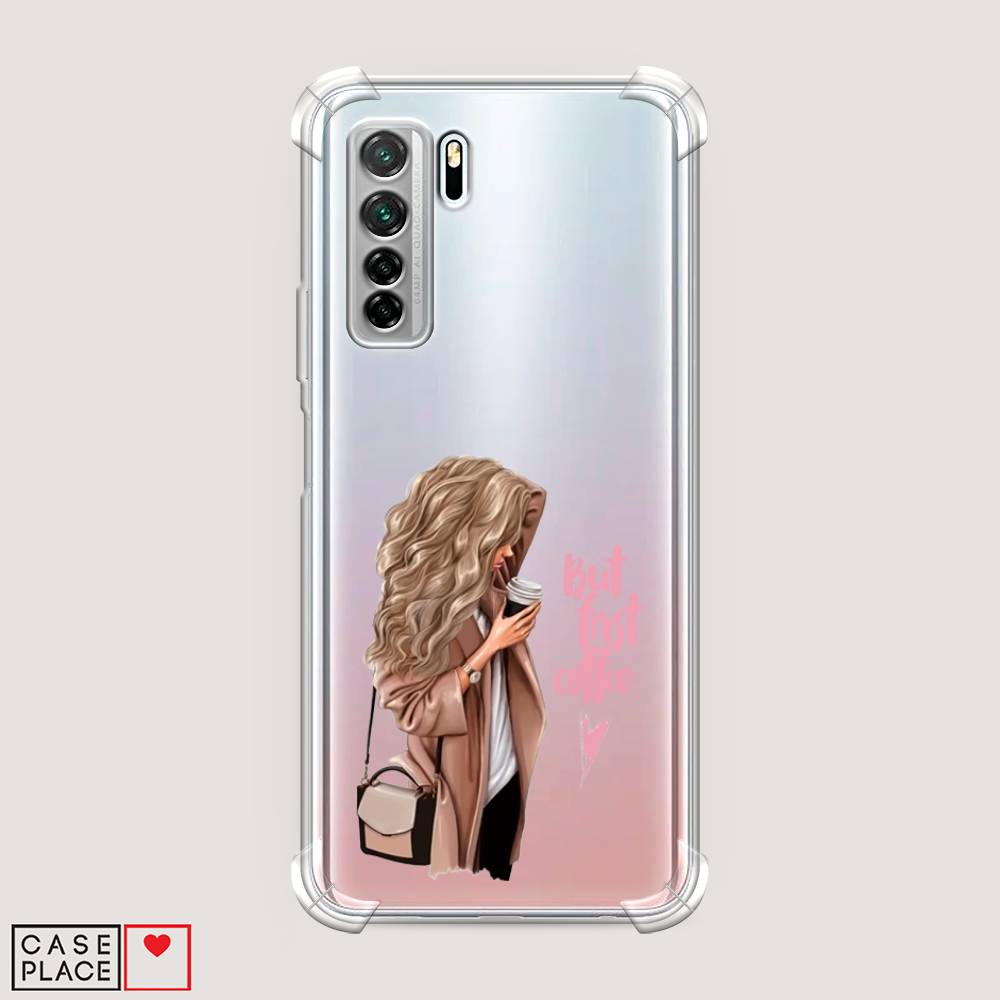 

Чехол Awog "Девушка с кофе" для Huawei P40 lite 5G