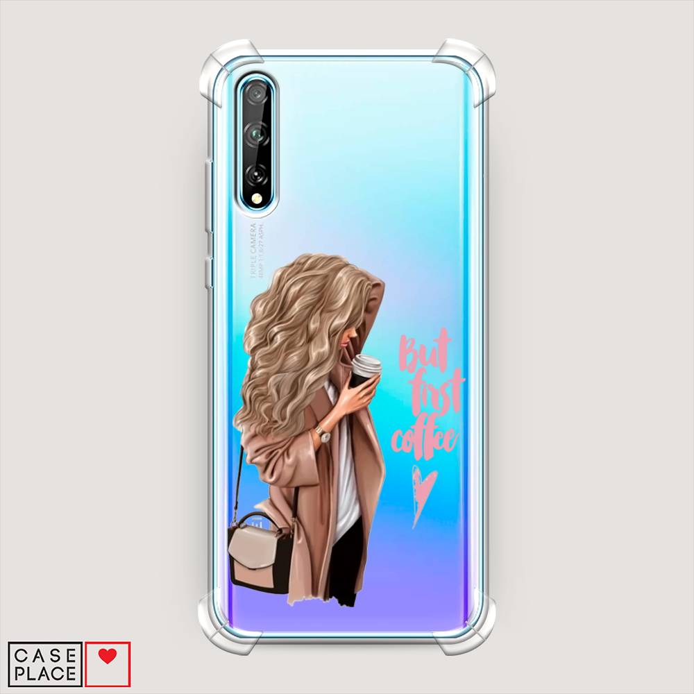 

Чехол Awog "Девушка с кофе" для Huawei P Smart S