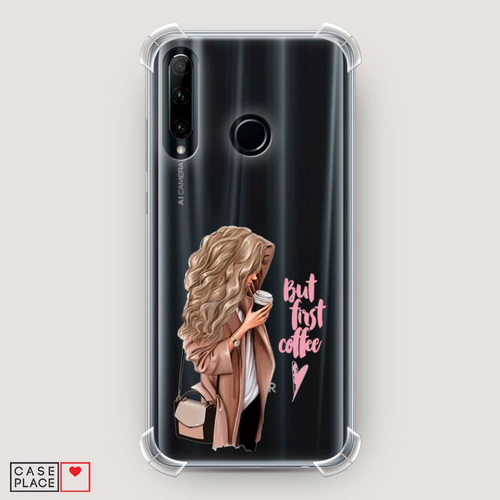 

Чехол Awog "Девушка с кофе" для Huawei P Smart Plus 2019