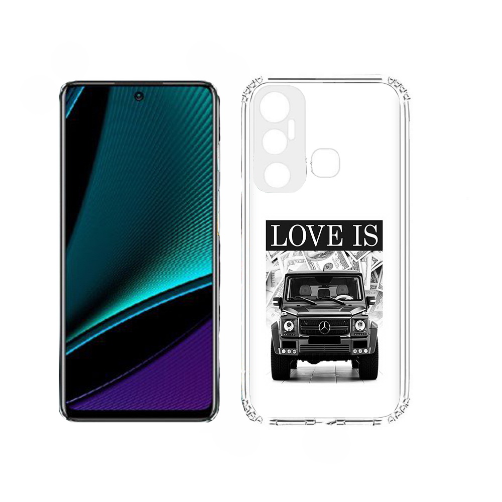 

Чехол MyPads гелик для Infinix Hot 11, Прозрачный, Tocco