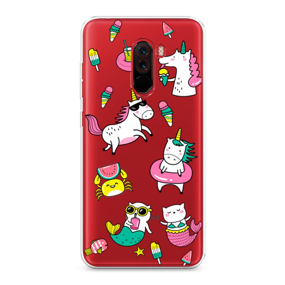 

Чехол Awog на Xiaomi Pocophone F1 "На отдыхе", Разноцветный, 34450-2