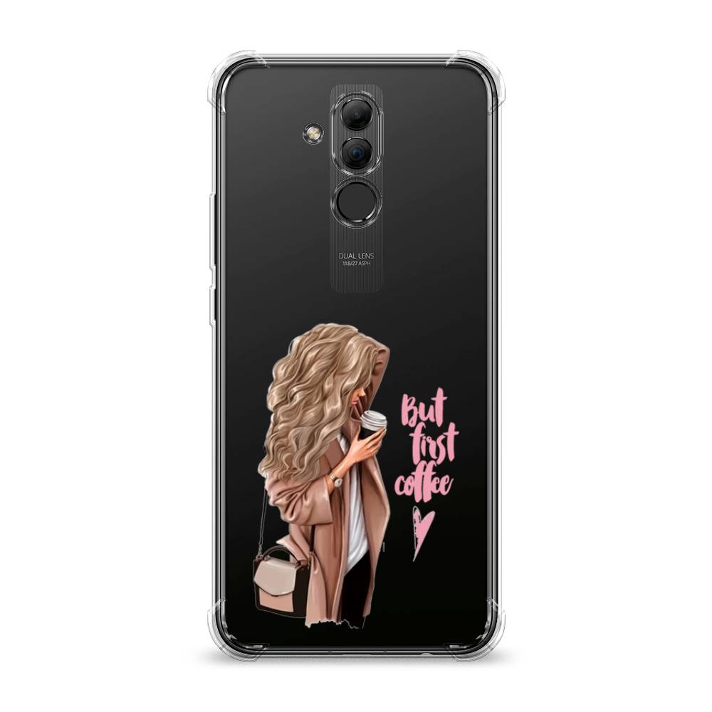 

Чехол Awog "Девушка с кофе" для Huawei Mate 20 Lite
